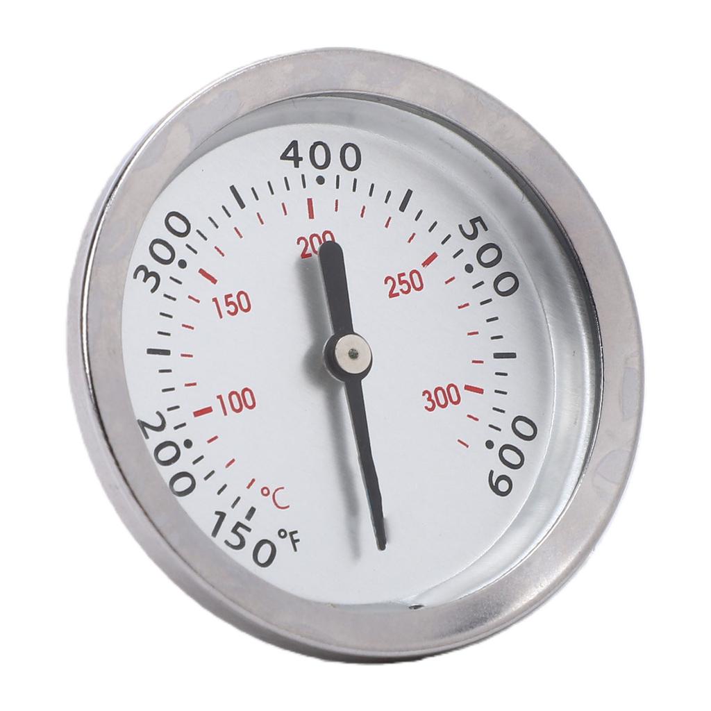 Stainless Steel Pointer Thermometer High Accuracy Industrial Bimetal Dial Thermometer for Barbecue Grill Oven