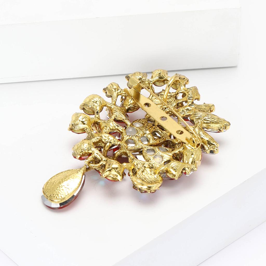 Vintage Hochzeit Braut Kristall Strass Tropfen Brosche Anstecknadel für Frauen Thanksgiving Geschenke