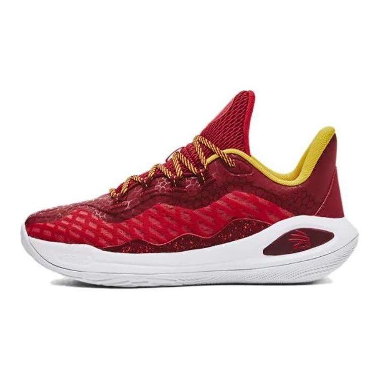 Bruce Lee X Curry Brand Curry Flow 11 GS Fire Kids Sneakers Red Cardinal 3027577-600