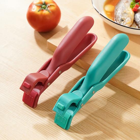 2Pcs Anti-Slip Bowl Clip Hot Plate Grippers Multi-Function Safety Grip for