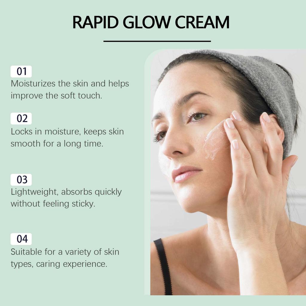 HOYGI Coconut Nourishing Face Cream Moisturizer, Hydrating Skin Care, Smoothing and Brightening Cream for Radiant Glow 50g