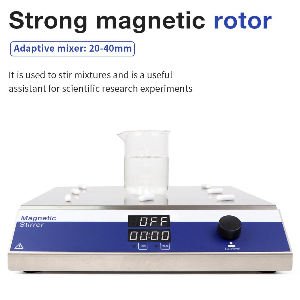 Multi-station Magnetic Stirrer 1500RPM Electromagnetic Stirrer Digital Display Laboratory Stirrer Magnetic Mixer 4/6/9 Position