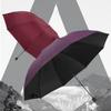 High-Quality 130cm Ten-Bone Umbrella with Reinforced Frame Strong Waterproof Windproof Manual Large Umbrella for Protection