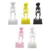 3D Printed Dancing Rocking Skull Ornament Movable Skeleton Decor for Aquarium Landscaping Oxygen Driven Floating Skull Fish Tank
