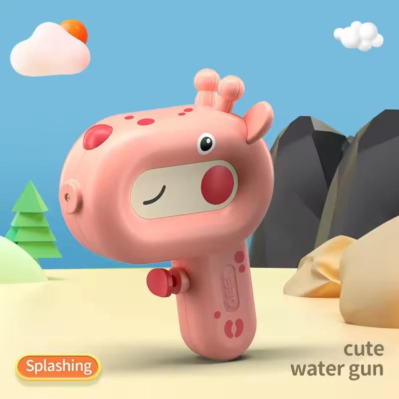 

Automatic Water Gun Cartoon Mini Pressing Water Spray Machine Beach Bathroom Outdoor Game Children s Birthday Toy Kid Party Gift жирафовый