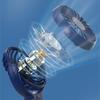 Handheld Fan Portable Fan Rechargeable Small Pocket Fan with 5 Speed Foldable Hook for Office Outdoor Indoor Pocket Fan