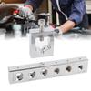 Nut Bolt Drill Jig Kit, Carbon Steel Safety Wire Drill Set, Wire Lock Nut and SAE Bolt Drill Jig for Maintenance, Quick and Accurate Lateral Drilling