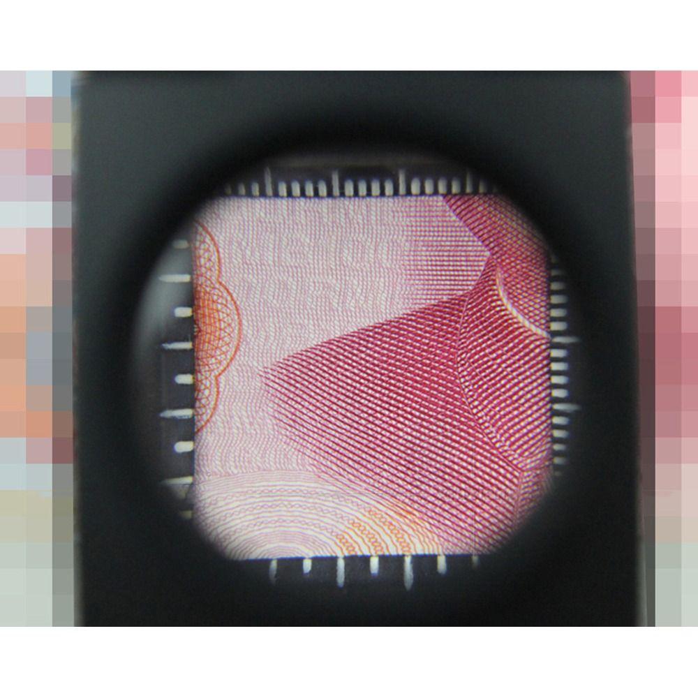 Professional Folding Mini Linen Tester Magnifying Glass 10X Cloth Thread Counter Magnifier