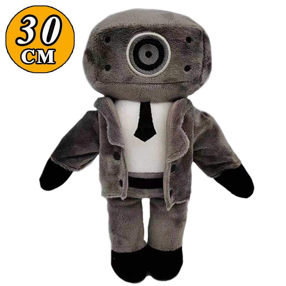 

63style Скібіді Туалет Плюшева м яка іграшка Оператор Телевізійник Скібіді Доп Доп Так Так Титани Відеокамера Спікермен Спікер Чоловік Лялька