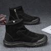 Casual Comfortable Fashionable High Top Boots Autumn New Breathable Workwear Shoes Trendy  Versatile Anti Slip Safety Shoes