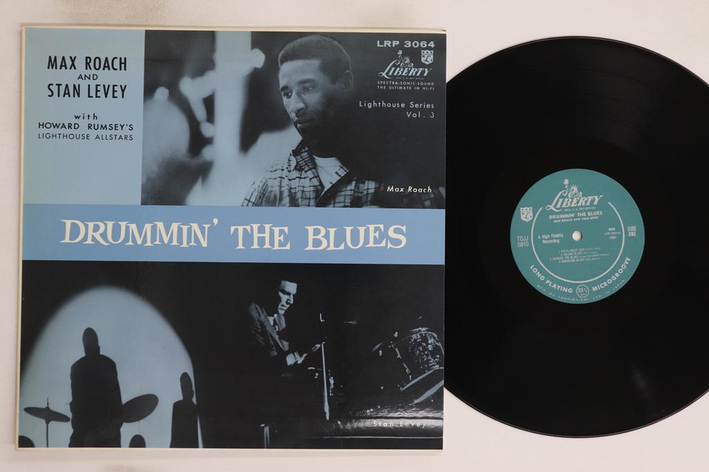 LP Record MAX ROACH, STAN LEVEY - Drummin' The Blues LRP3064 LIBERTY 1993 Japan Jazz Used