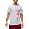 Nike T Shirts Men's White Crew Neck Moderate Straight Fit FN6028-100