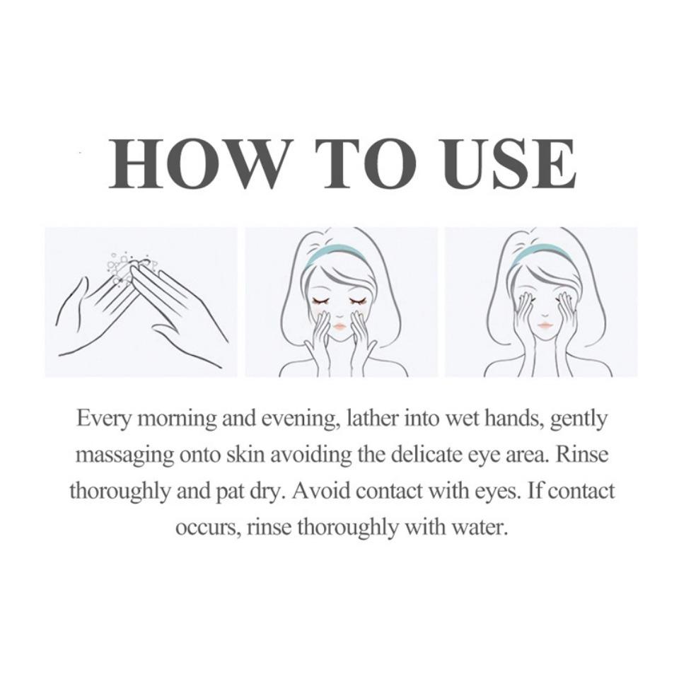 Disaar VC facial cleanser cleans pores, controls oil, hydrates and brightens the face