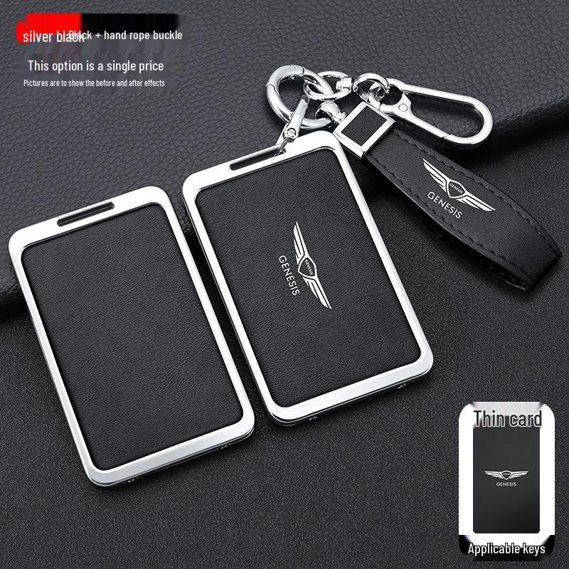 Genesis GV60/70/80 Key Case: High-End Men's Remote Bag & Buckle Shell