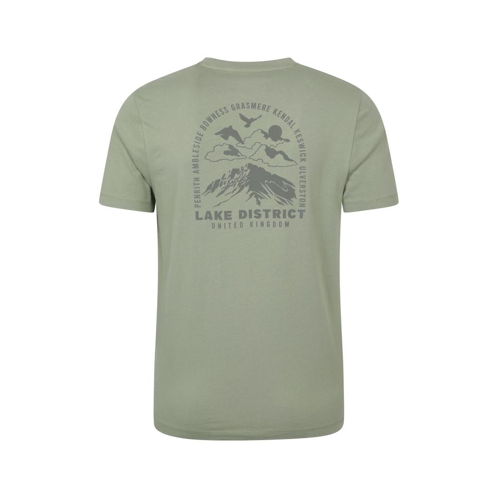 Mountain Warehouse Men's Lake District Back Print Short-Sleeved T-Shirt