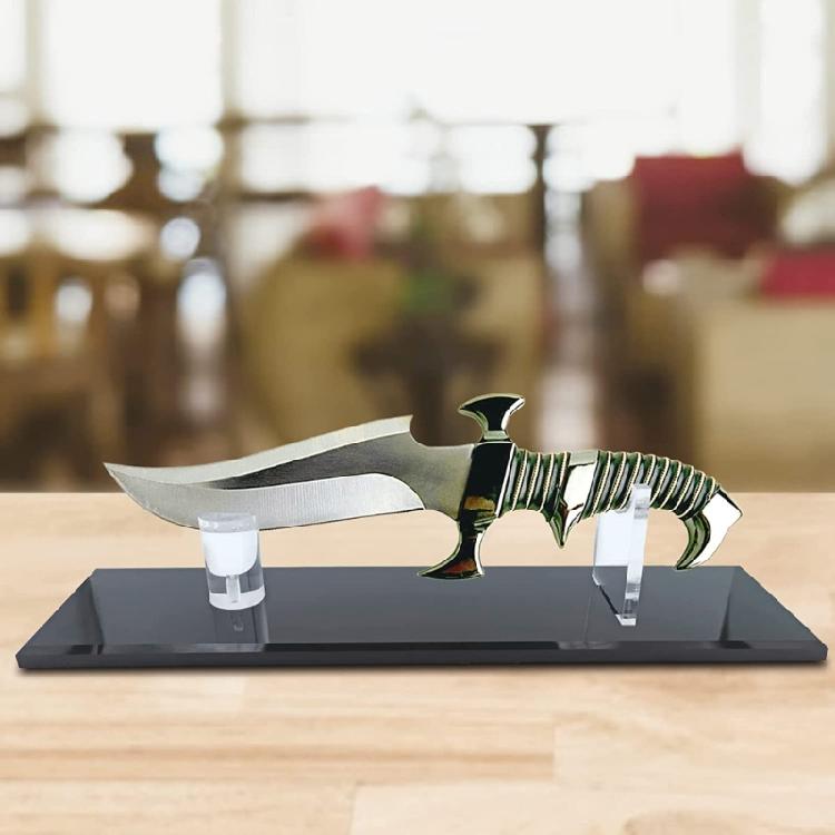 Acrylic Knife Display Stand for Single Knife Bracket Rack Kitchen Counter Home