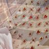 5D Candy Nail Decals Macaron Tone Solid Hollow Star Line Polka Dot Gradient Pentagram Self-adhesive Nail Stickers Daily