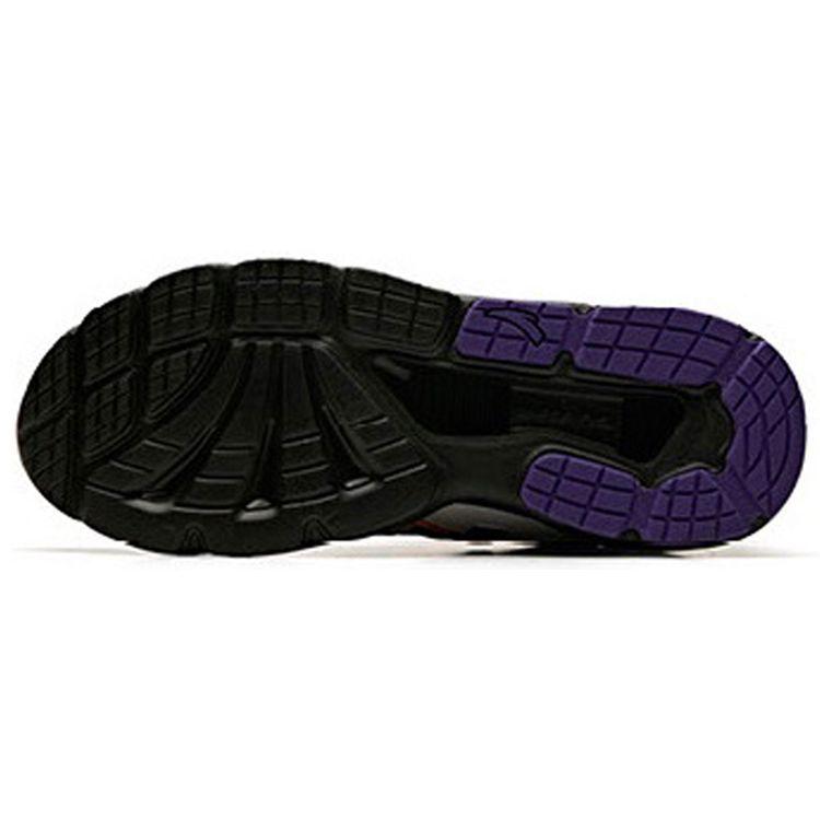 Anta Comfortable Shock Absorption Balance Lightweight Low Top Running Shoes Men Sneakers Black Purple 91945535-3