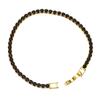 Charm Female Pink Blue Red Green Rainbow Blue Zircon Stone Round Bracelet Gold Color Wedding Jewelry For Women