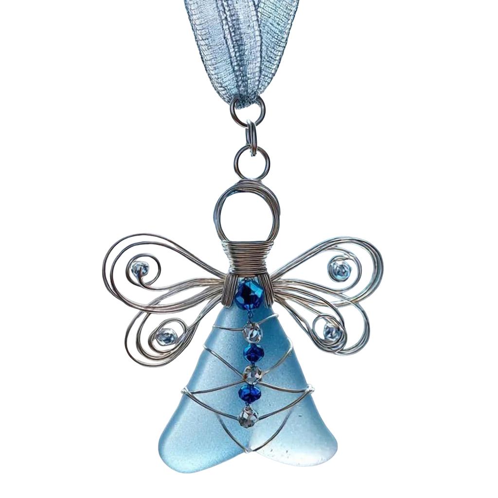 Meeresglas Engel-Baumschmuck Nachdenkliches Einzigartiges Geschenk Geschenk für Lieben