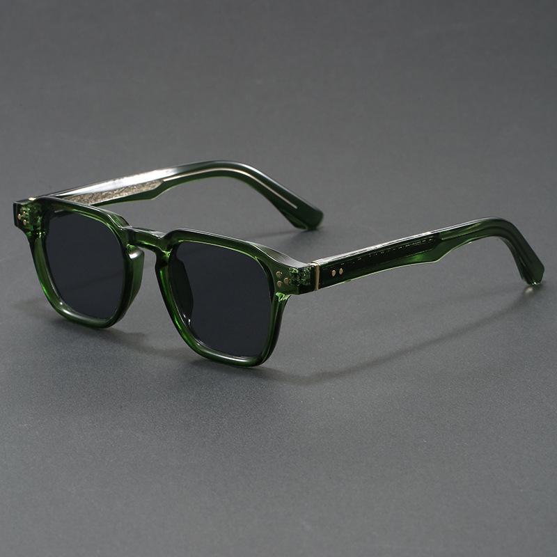 Classic Square Sunglasses Men Vintage Luxury Brand Sun Glasses for Men Fashionable High Quality Shades UV400 Travel Beach Party