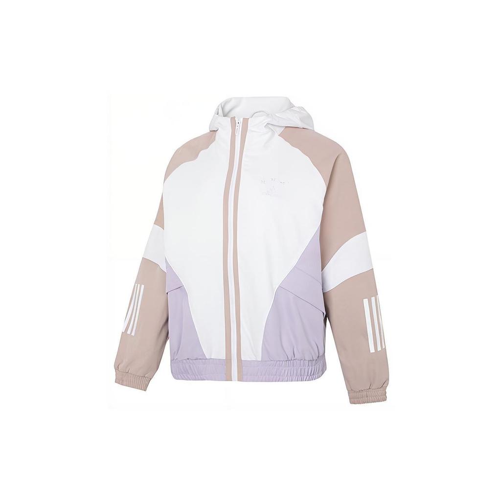 Adidas Focus Woven Jacket With Spliced Contrast Women Jacket Lotus-Pink HY2814