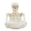 Skull Storage Bowl Tabletop Skeleton Sundries Holder Creepy for Desk