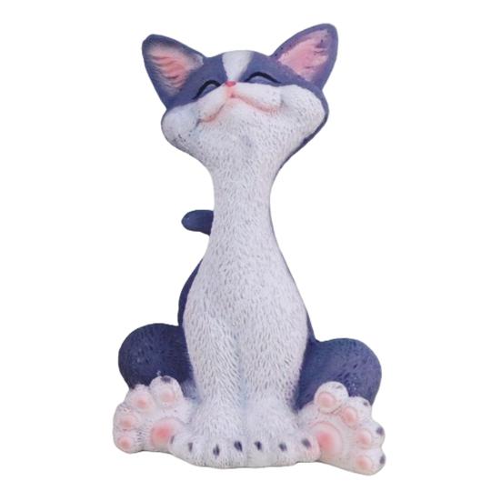 Fortune Cat Ornament Resin Material Fine Craftsmanship Cat Sculpture Wealth Symbol Decor Home Party Decoration