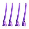 12PCS/Set Salon Hair Grip Barber Sectioning Clamp  Hairpin Styling Tools Accessories(  Red)