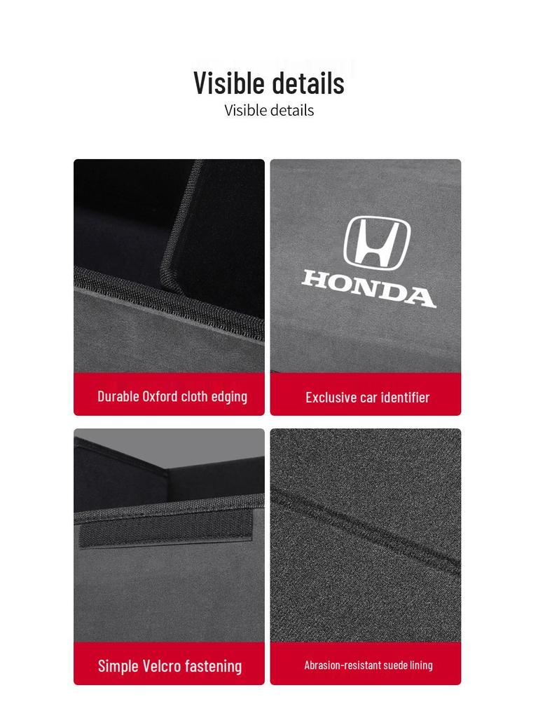 Składany Pojemnik do Bagażnika dla Honda Accord, CR-V, Avancier, Breeze i UR-V