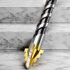 Eccentric Tile Punch Drill Bit Four Flute Design Carbide Triangle Spiral for Efficient Drilling In Tile and Concrete