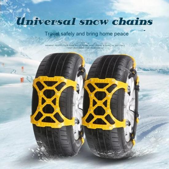 Car Snow Tire Cha Mud Tyre Wheels Thick Anti-Skid Belts Portable Tire Cha