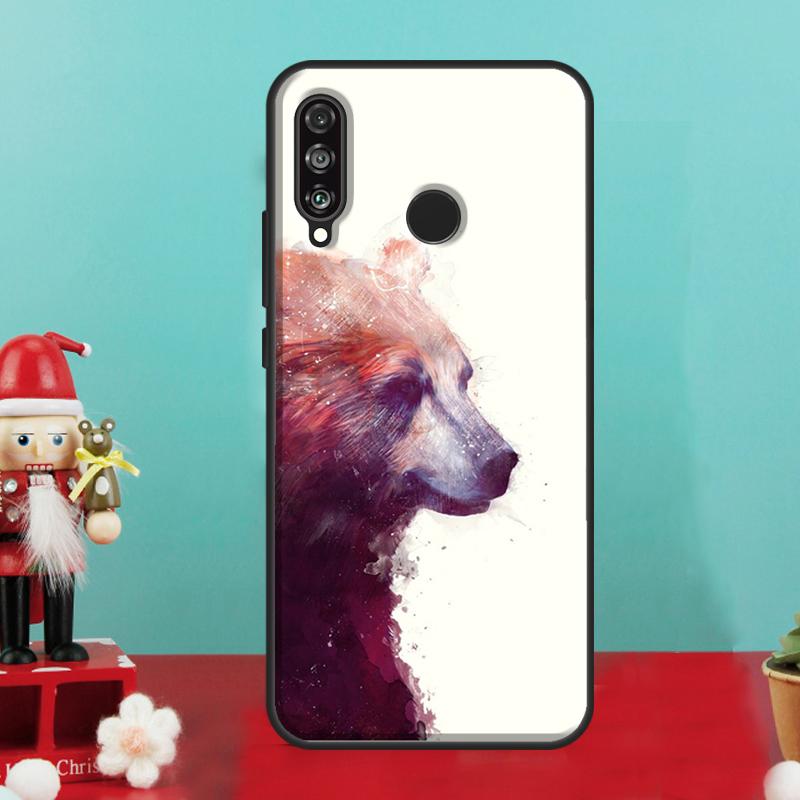 Grizzly Bear For Huawei Nova 10 9 SE 12i 12s 11i 8i Y90 Y60 Y70 Y72 Y73 Y61 Y91 P30 P40 Lite P60 Pro Case