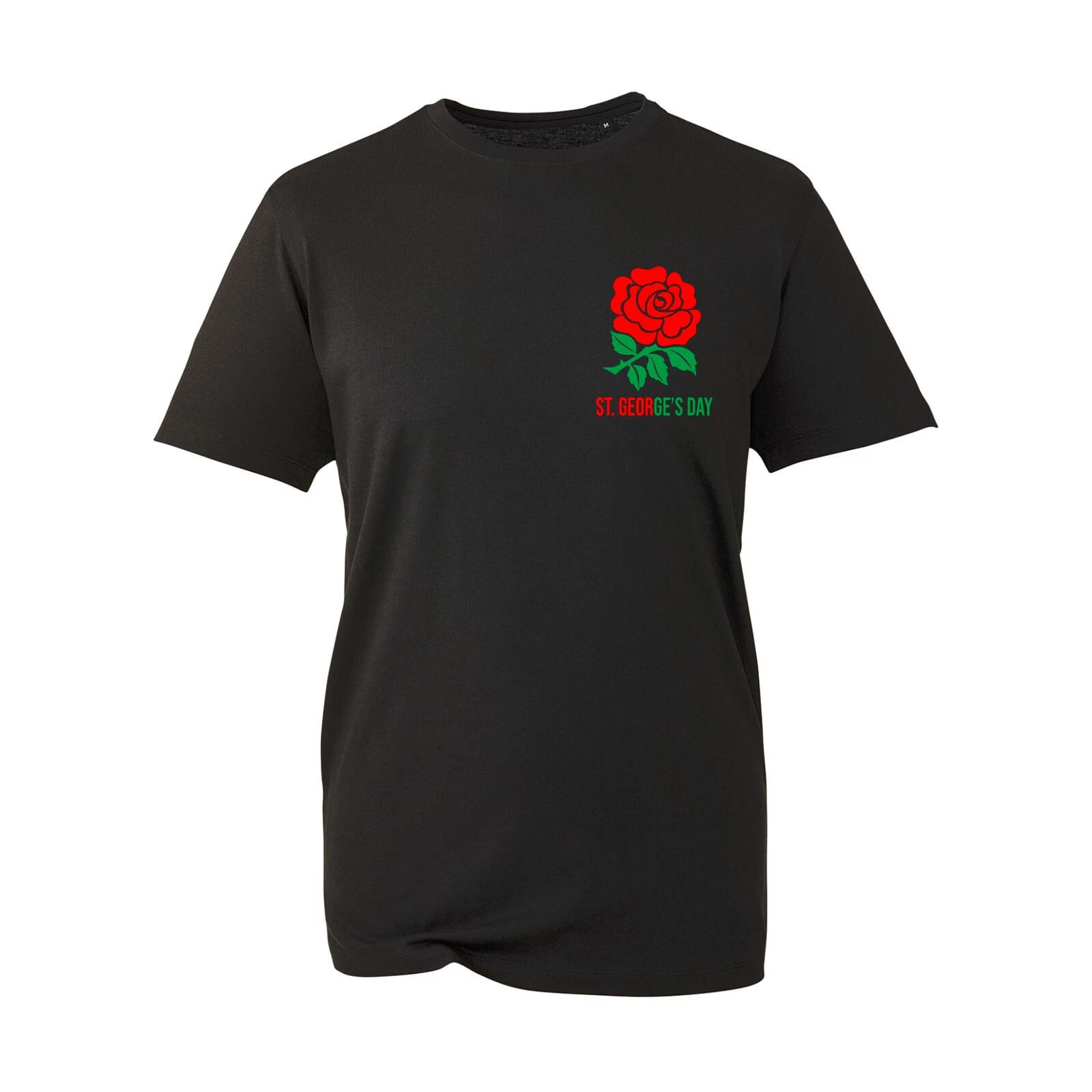Remembrance Day T Shirt St George s Proud, St. George s Day left chest Pocket M