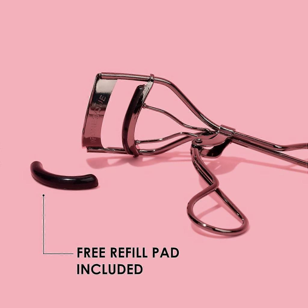 Extreme Lash Curler - Scissor Comfort Handle, Deep Curl, Keeps Lashes Curled for 8 Hours, High Arch Design, for Natural or False Lashes, Includes 1 R