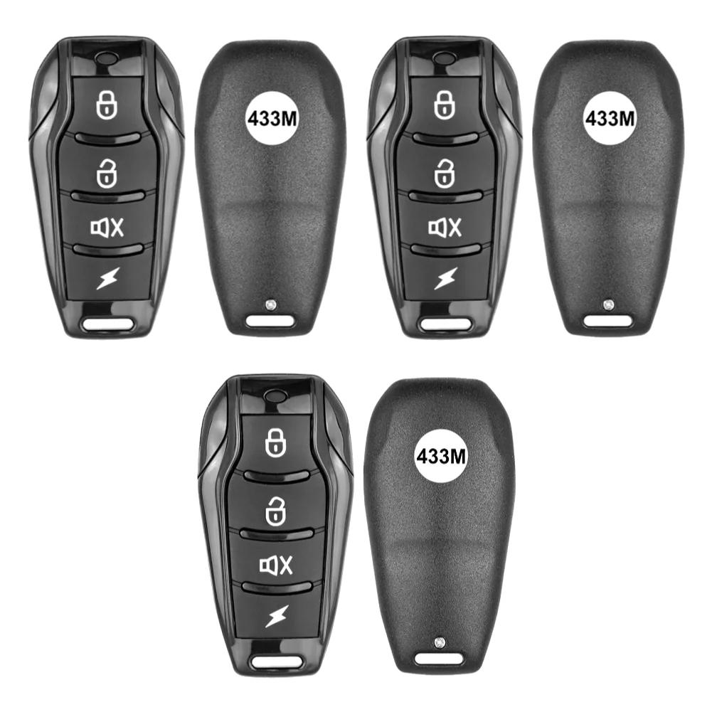 315/433Mhz Copy Remote Control 4 Button Cloning Wireless Remote Control Key Fob Universal for Car Garage Door Gate