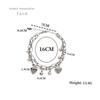 Butterfly Bracelet Woman Layered Girl Bracelets Tassel Clavicle Chain Lady Party European Zinc Alloy Collares Tous Woman