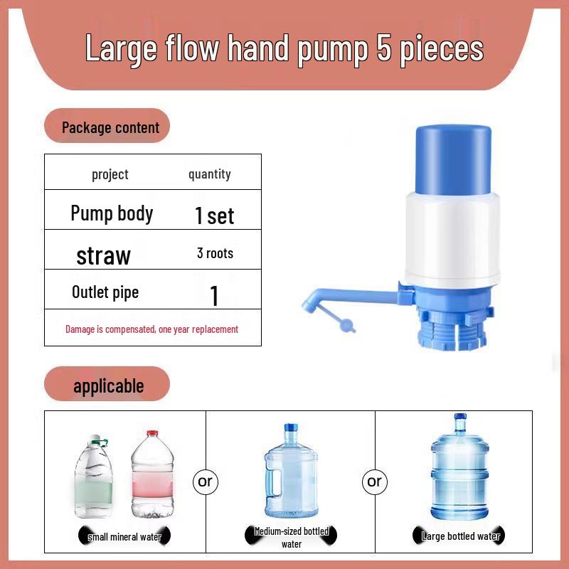 Automatic Hand-Press Water Dispenser for Bottled Mineral Water