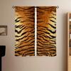 Tiger Hair Printed Curtains   Pole Bag Curtains   42*84   Bedroom and Living Room   Home Decoration   Room Decoration