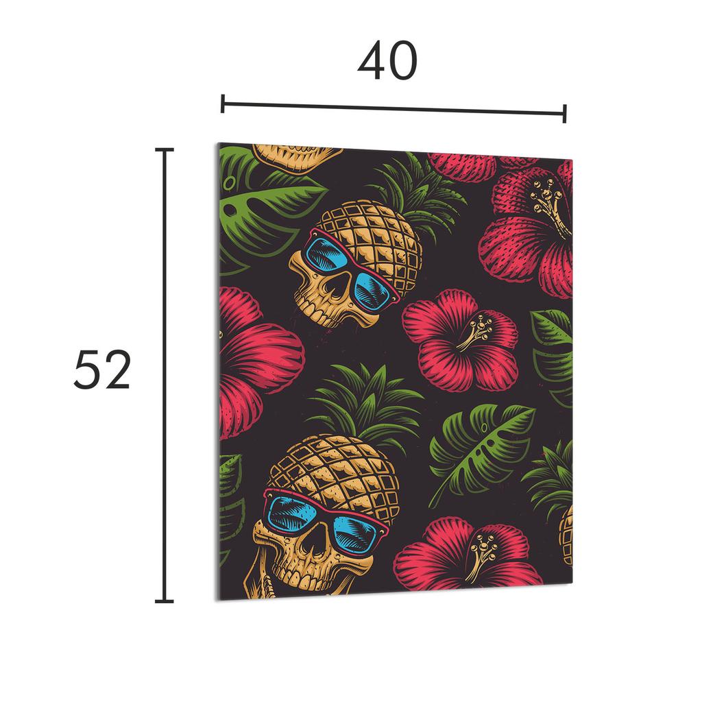 SZKLANA DESKA DO KROJENIA 40x52 Ananas