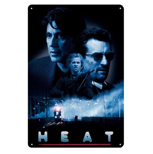 

1uHeat Al PAcino Robert De Niro Фильм Металлическая Пластина Жестяной Знак 20x30см Табличкаaluminumaluminum 20x30cm（7.8x11.8inch）