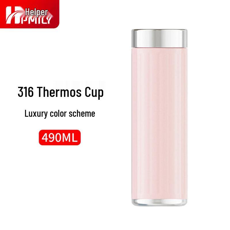 HPMILY 316 Stainless Steel Tea Infuser Thermos Bottle