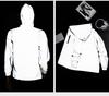 Men's Reflective Hooded Windbreaker: Cross-Border Outdoor Streetwear Casual Jacket with Custom Logo