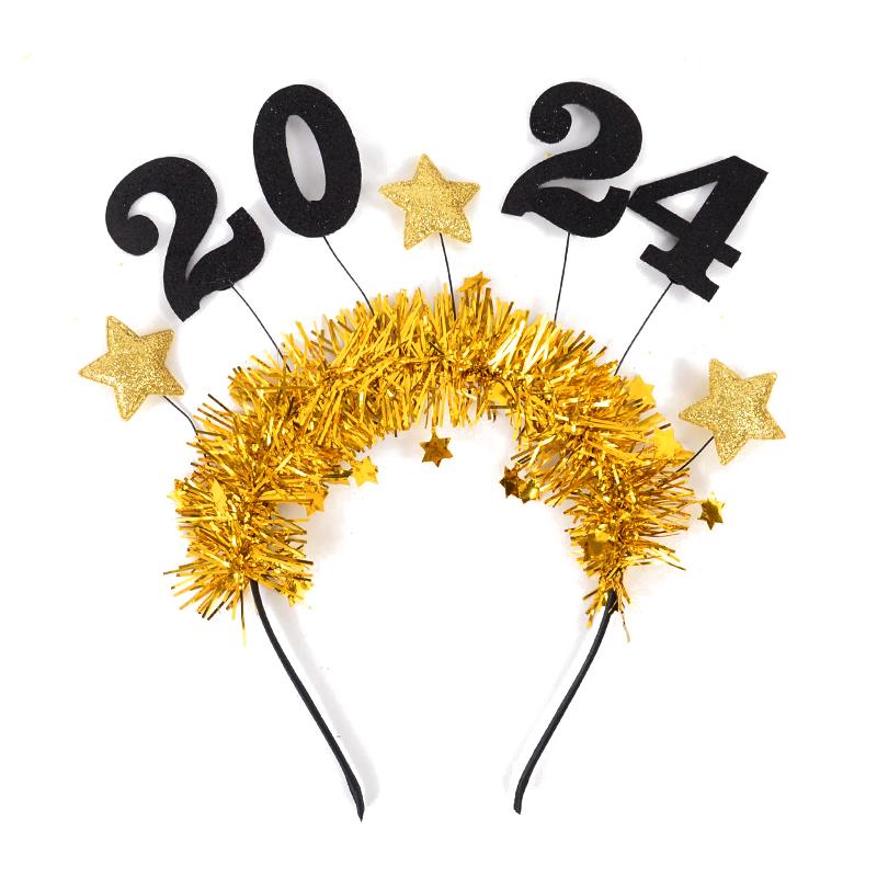 New Year 2024 Number Foil Balloons Happy New Year Eve Party Favors Supplies Garland Photo Props Christmas Decorations Navidad