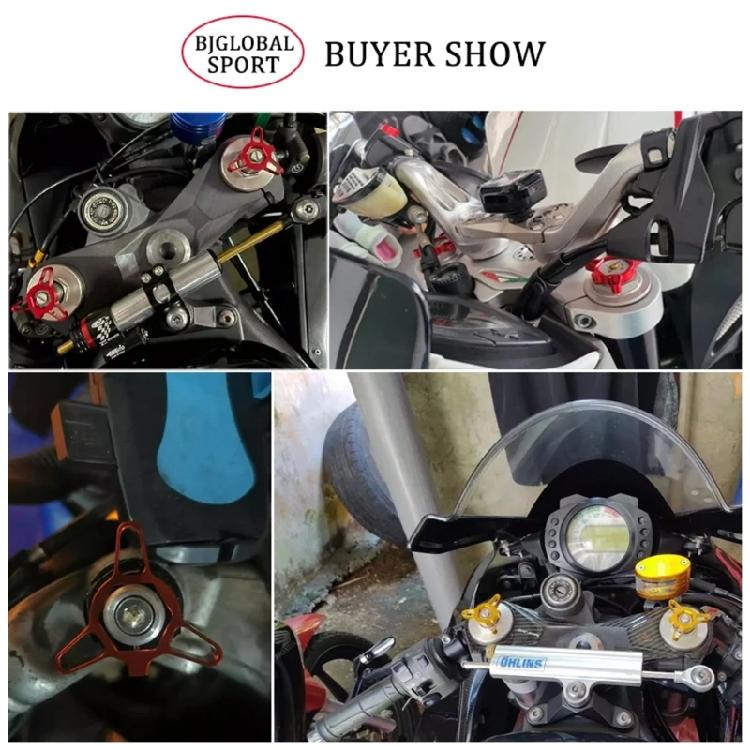 Upgraded Aluminum Suspension Fork Preload Adjuster 14mm-22mm for Motorbike