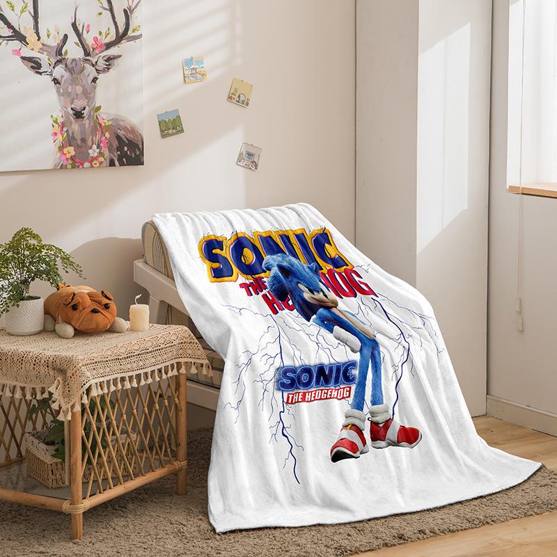 Cartoon Sonic Series Double-Sided Flannel 3D Digital Printing Blanket Blanket