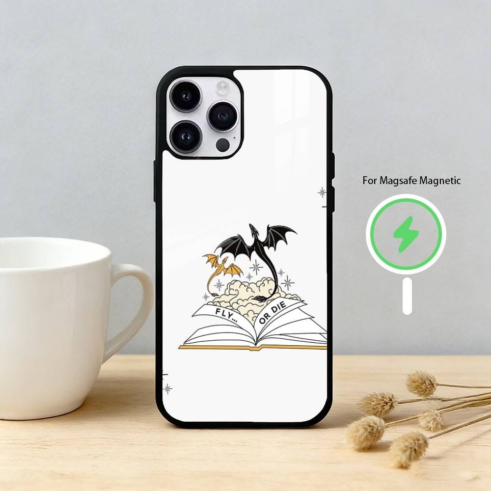 Dragon F-Fourth W-Wing Phone Case For iPhone 17/16/15/14/13/12/Plus/Pro/Max for Magnetic Wireless Charging