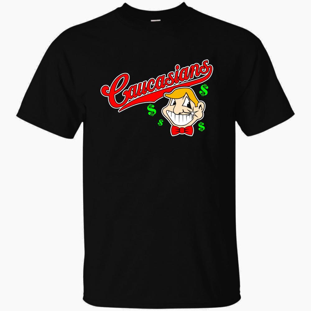 Cleveland Indians caucasians T-shirt Cotton Tee Men S to 5XL JJ3390