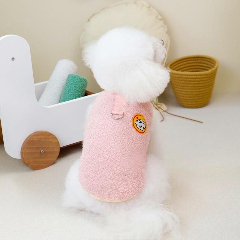 Fleece Dog Vest Solid Pet Clothes for Dogs Autumn Winter Warm Dog Coat Puppy Jacket Cat Costumes Chihuahua Bichon Dog Clothing