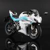 1/12 Spring Breeze CF 250SR Diecast Motorcycle Model Toy Replica with Sound & Light Birthday Gift Christmas Gift Collection Bike